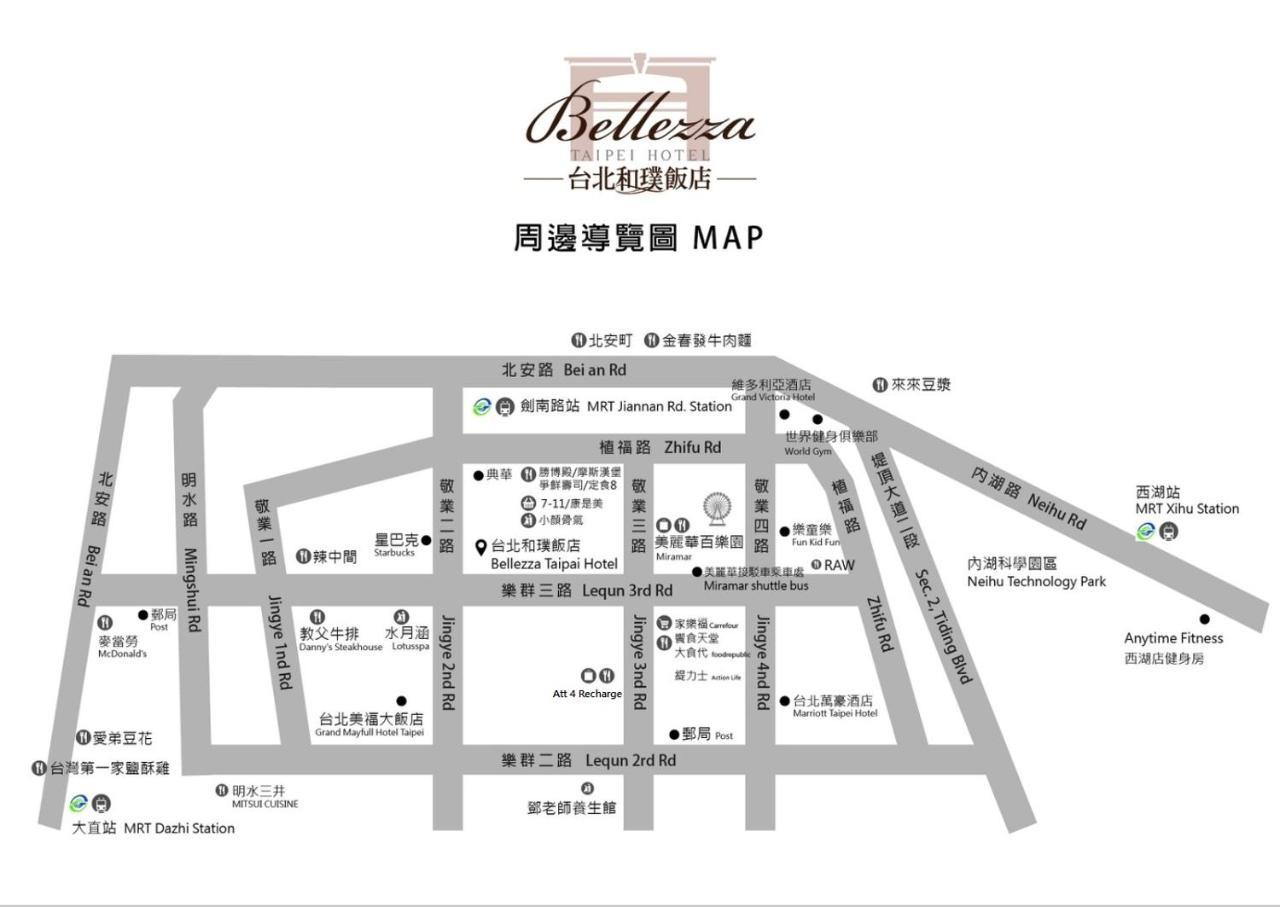 Hotel Bellezza Taipei Esterno foto